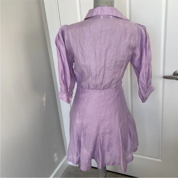 Sandro “Kya” Purple Mini Skater Dress for Night Out - EUC - Picture 4 of 6